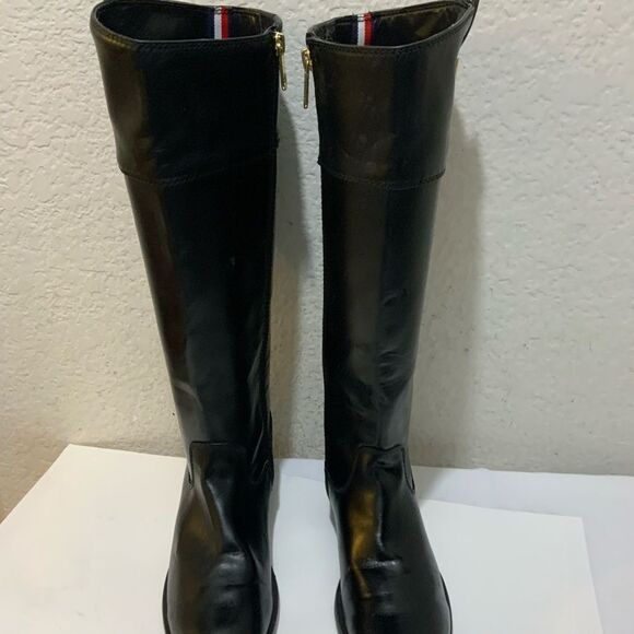 Tommy Hilfiger Women's Shyenne 3 Riding Boot Black Size 7.5 M - Picture 5 of 15